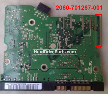 WD2500SD WD PCB Circuit Board 2060-701267-001 - Click Image to Close