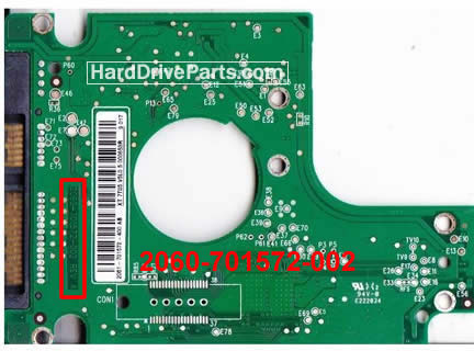 WD3200BEVT WD PCB Circuit Board 2060-701572-002 - Click Image to Close